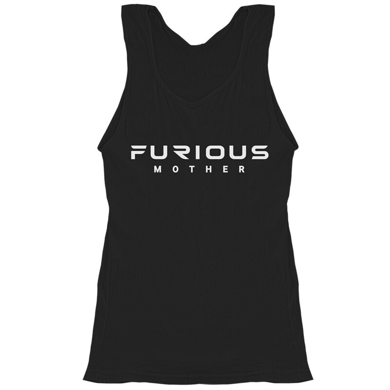 "FURIOUS MOTHER" Tanktop by DEVN6 / Text Design (Women)