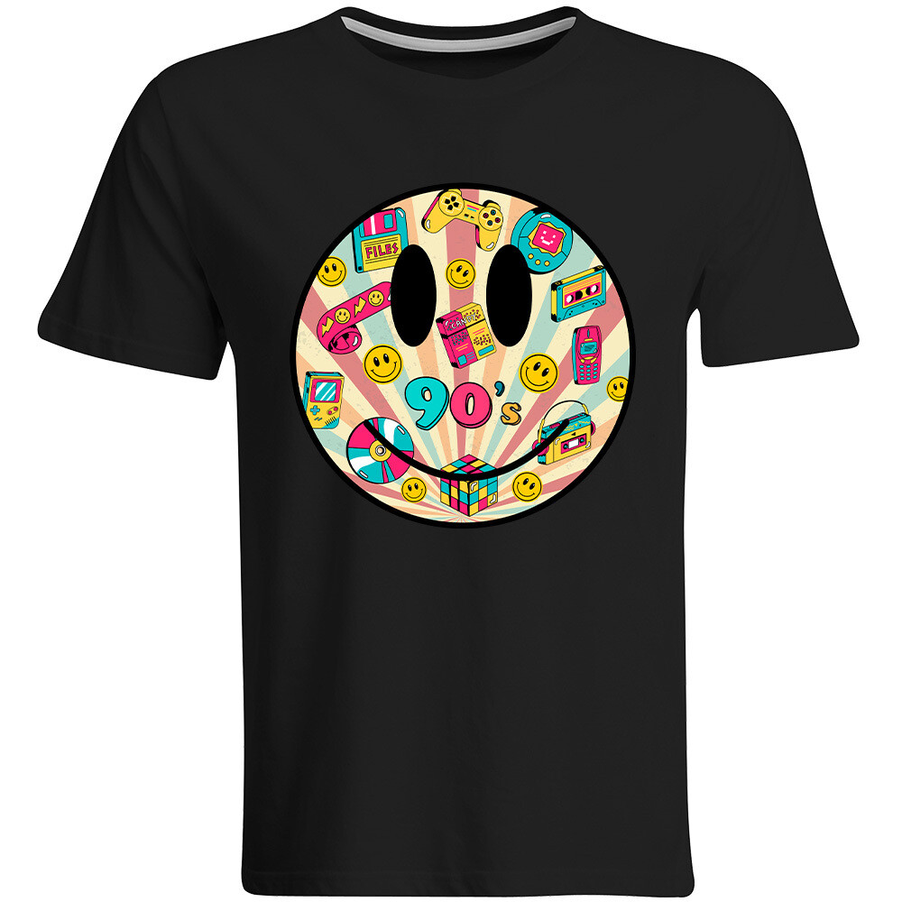 "90s Smiley" T-Shirt (Men)