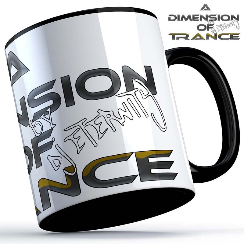 "A Dimension of Trance" by DJ Eternity Two-Tone Tasse