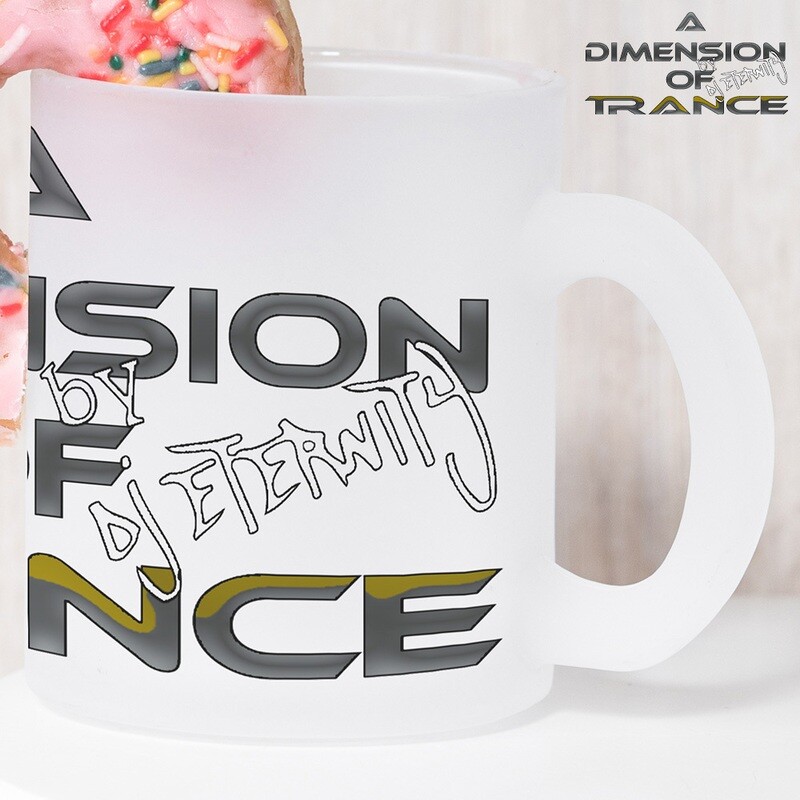 "A Dimension of Trance" by DJ Eternity Tasse aus gefrostetem Glas