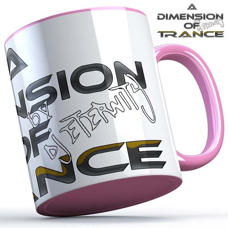 "A Dimension of Trance" by DJ Eternity Two-Tone Tasse