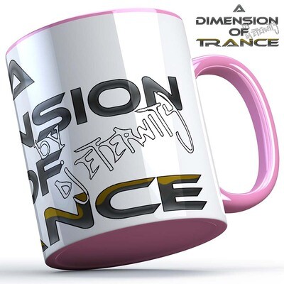 "A Dimension of Trance" by DJ Eternity Two-Tone Tasse