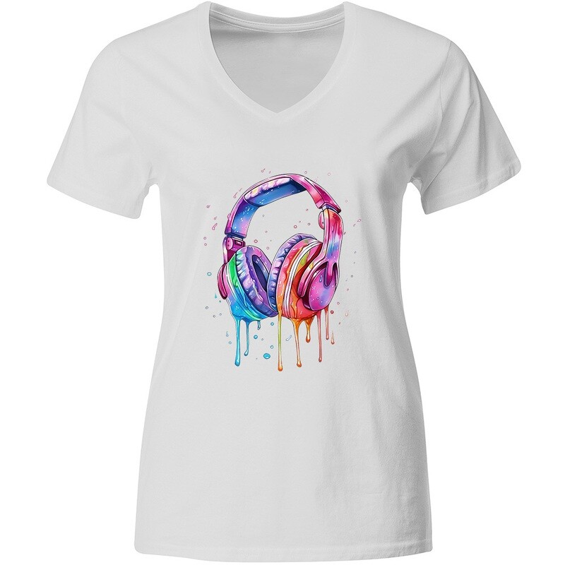 "Melting Headphones" Edition 2 T-Shirt (Women)
