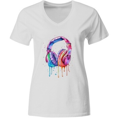 "Melting Headphones" Edition 2 T-Shirt (Women)