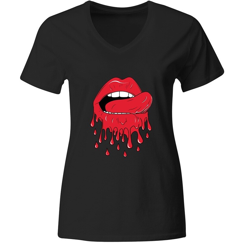 "Melting Mouth" T-Shirt (Women)