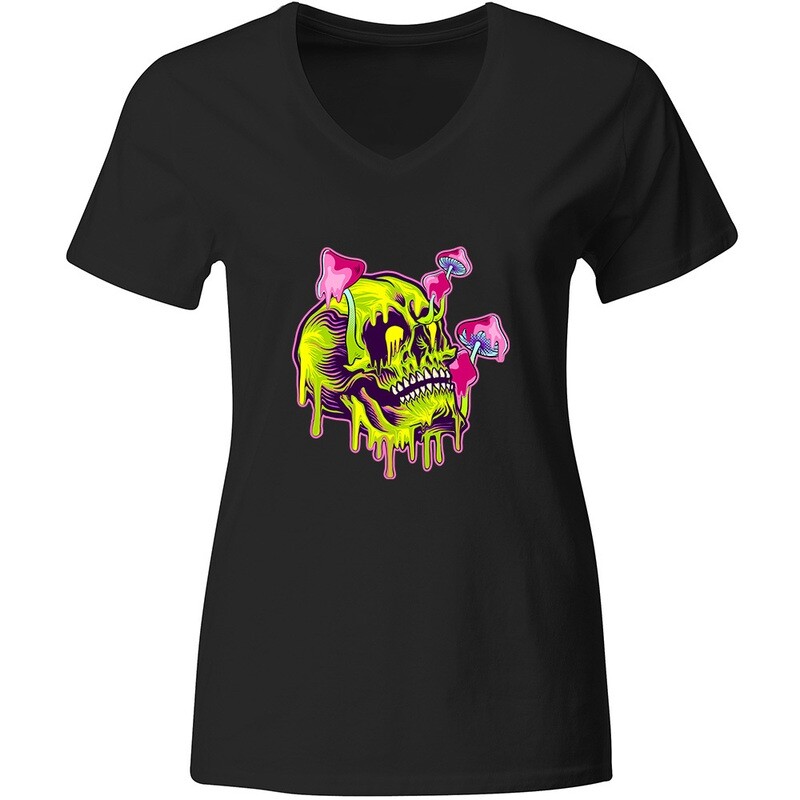 "Melting Skull" T-Shirt (Women)