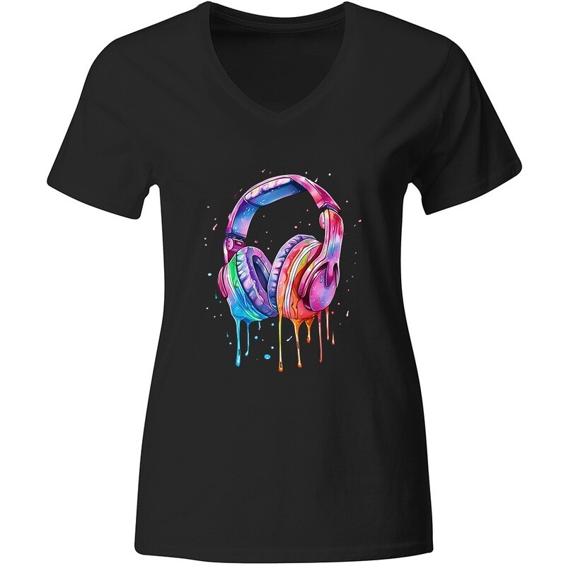 "Melting Headphones" Edition 2 T-Shirt (Women)