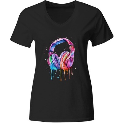"Melting Headphones" Edition 2 T-Shirt (Women)