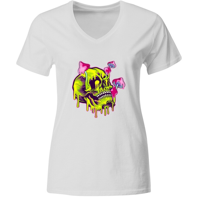 "Melting Skull" T-Shirt (Women)