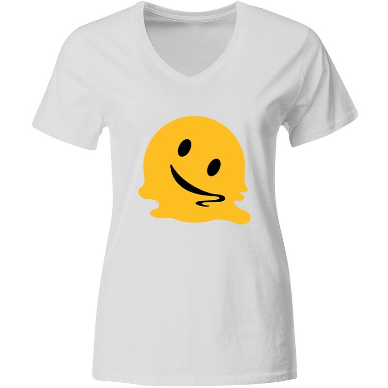 "Melting Smiley" T-Shirt (Women)