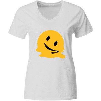 "Melting Smiley" T-Shirt (Women)
