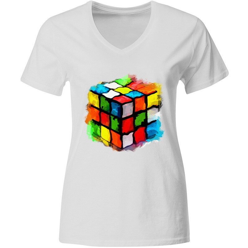 "Colored Cube" T-Shirt (Women)