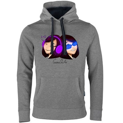 "Two Girls" CarismaOnAir Luxury Hoodie (Unisex)