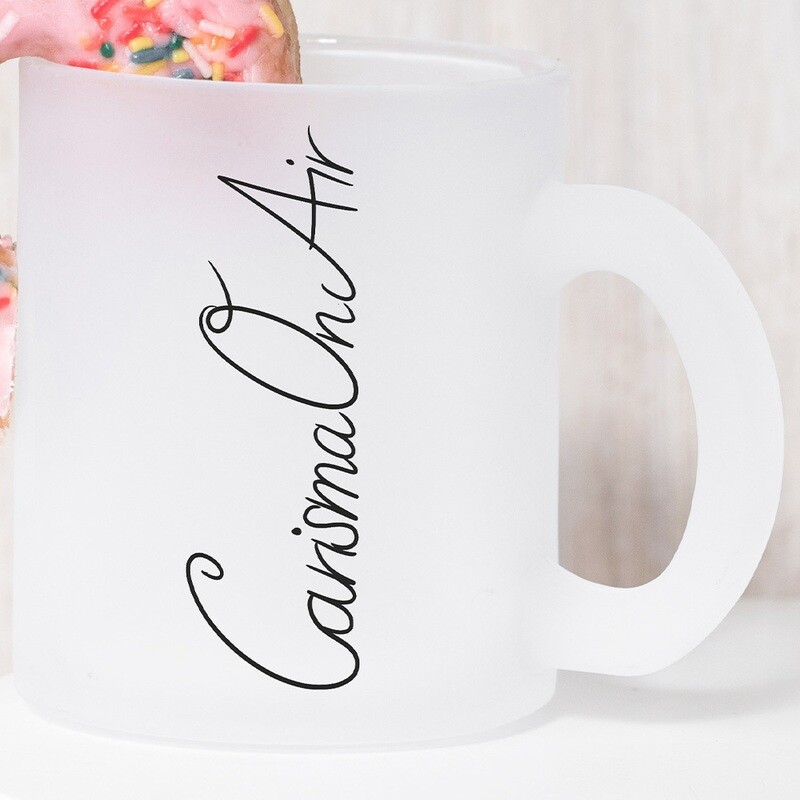 CarismaOnAir Tasse aus gefrostetem Glas CarismaOnAir Tasse aus gefrostetem Glas