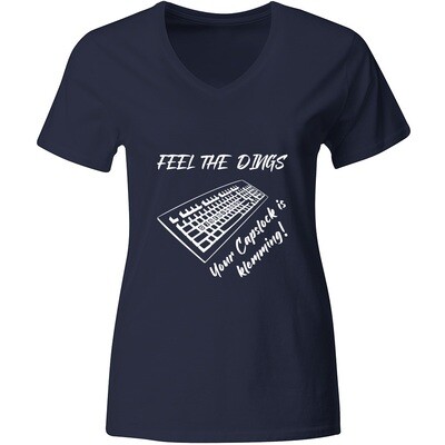 "Feel the Dings..." DJ Sebimusic T-Shirt (Women)