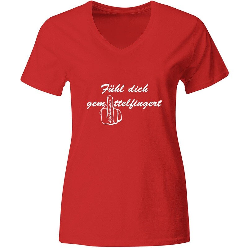 "Fühl dich gemittelfingert" DJ Sebimusic T-Shirt (Women)