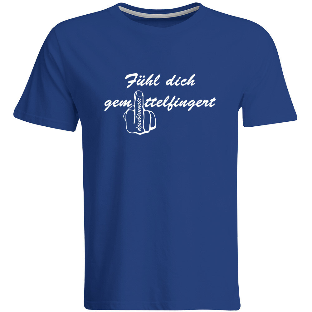 "Fühl dich gemittelfingert" DJ Sebimusic T-Shirt (Men)
