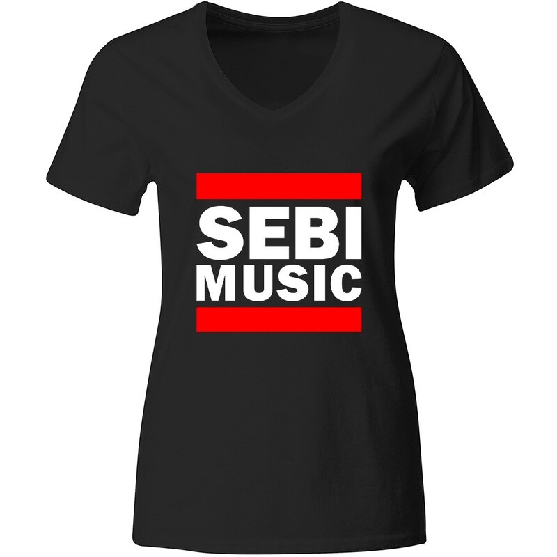 DJ Sebimusic Red Bars T-Shirt (Women) DJ Sebimusic Red Bars T-Shirt (Women)