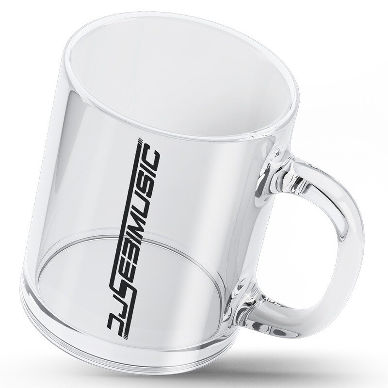 DJ Sebimusic Tasse aus klarem Glas DJ Sebimusic Tasse aus klarem Glas