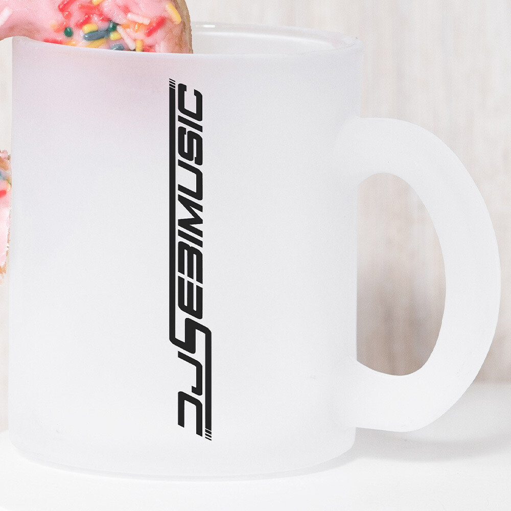 DJ Sebimusic Tasse aus gefrostetem Glas