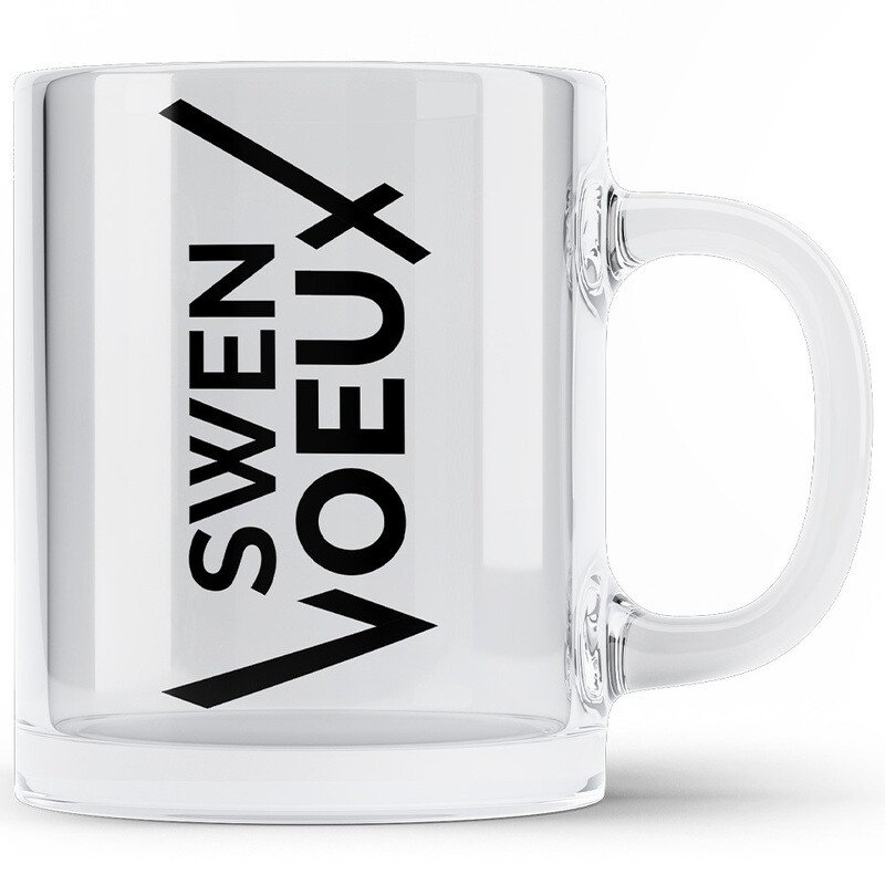 Swen Voeux Tasse aus klarem Glas