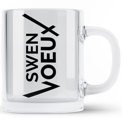 Swen Voeux Tasse aus klarem Glas