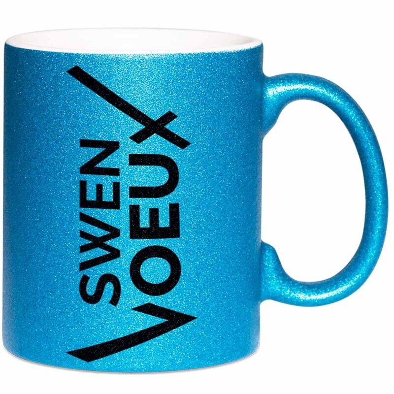 Swen Voeux Luxury Glitzertasse (erhältlich in fünf funkelnden Varianten)