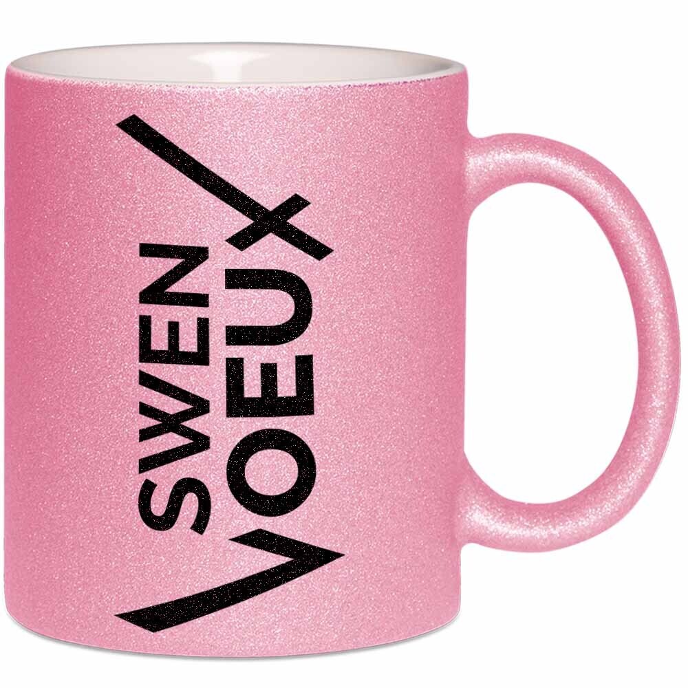 Swen Voeux Luxury Glitzertasse (erhältlich in fünf funkelnden Varianten)