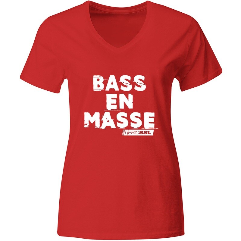 Bass en Masse T-Shirt by Eric SSL (Women) [Design dreizeilig]