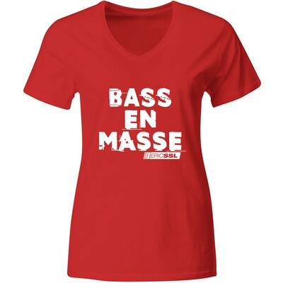 Bass en Masse T-Shirt by Eric SSL (Women) [Design dreizeilig]