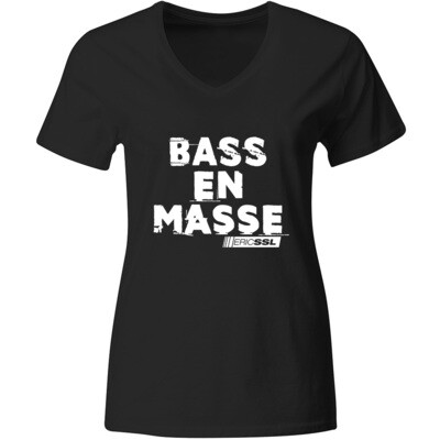 Bass en Masse T-Shirt by Eric SSL (Women) [Design dreizeilig]