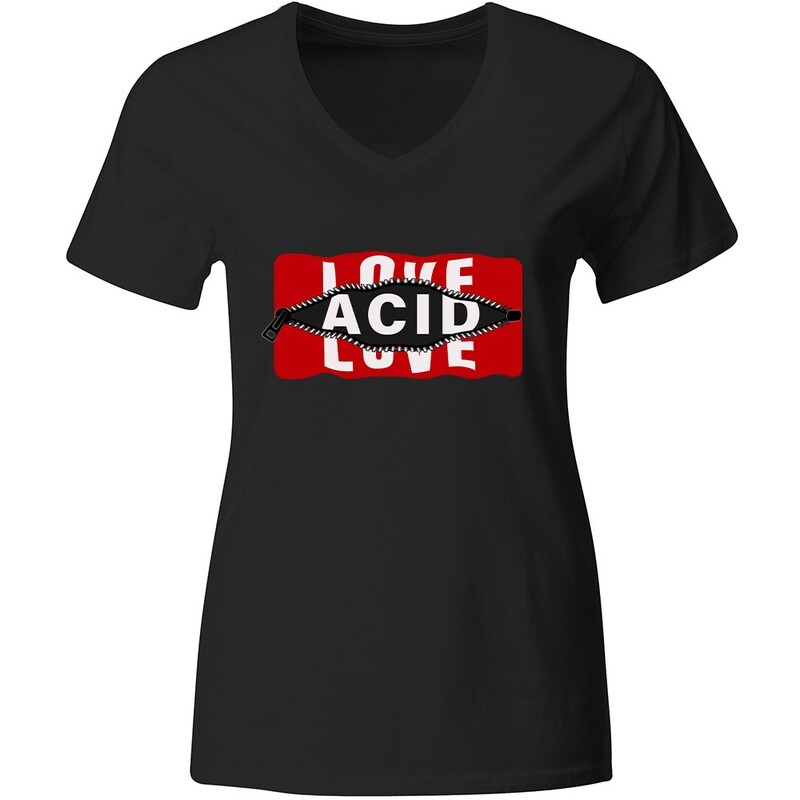 Behind the Zip: Love/Acid T-Shirt (Women)