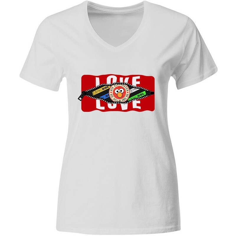 Behind the Zip: Love/Eric SSL T-Shirt (Women)