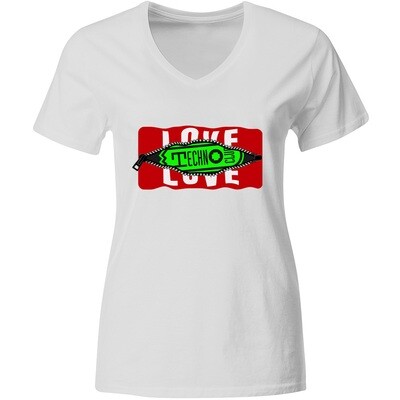 Behind the Zip: Love/Technoclub T-Shirt (Women)
