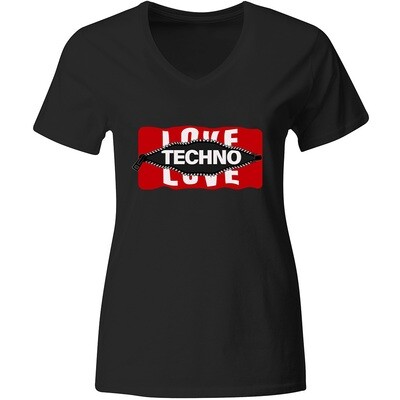 Behind the Zip: Love/Techno T-Shirt (Women)