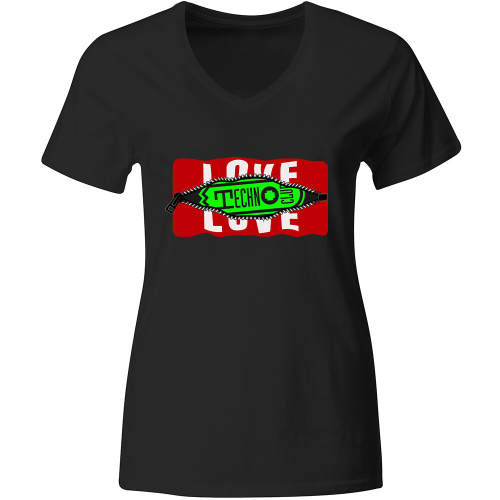 Behind the Zip: Love/Technoclub T-Shirt (Women)