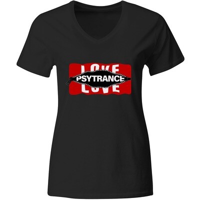 Behind the Zip: Love/Psytrance T-Shirt (Women)