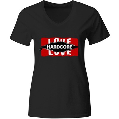 Behind the Zip: Love/Hardcore T-Shirt (Women)