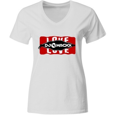 Behind the Zip: Love/DJ Mackx T-Shirt (Women)