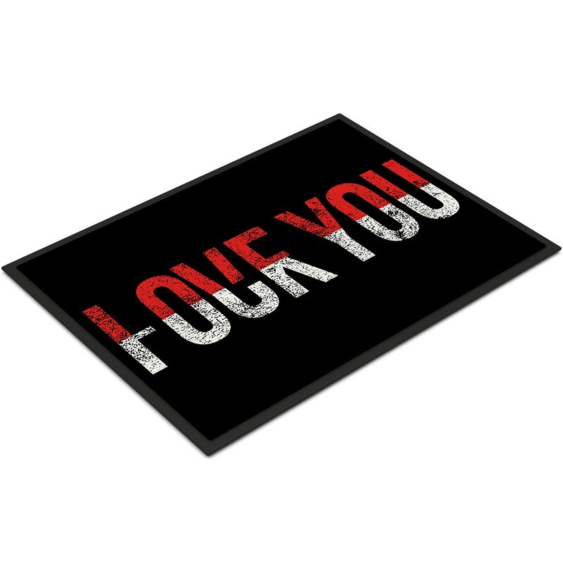 Love you / Fuck you Fußmatte (Abmessungen 35 x 50 cm) Love you / Fuck you Fußmatte (Abmessungen 35 x 50 cm)