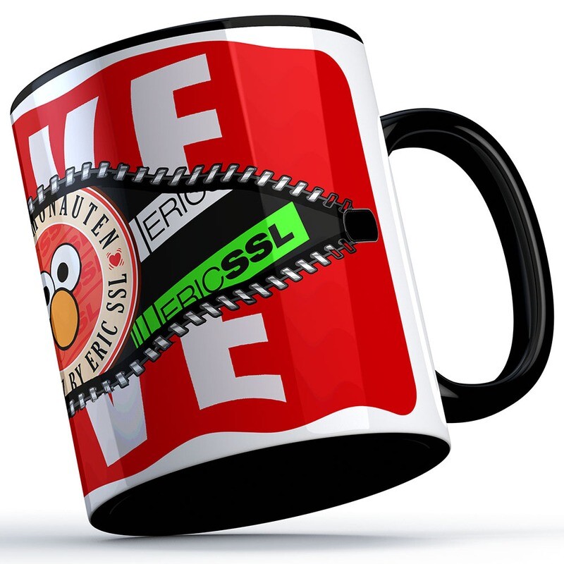 Behind the Zip: Love/Eric SSL Tasse Behind the Zip: Love/Eric SSL Tasse