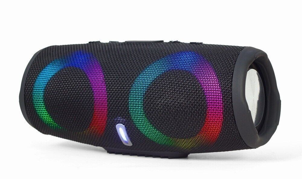 Gembird LED-Bluetooth-Lautsprecher (Farbe: Schwarz)