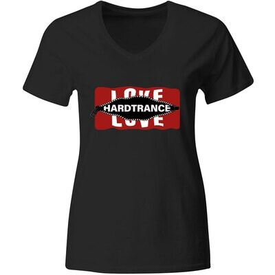 Behind the Zip: Love/Hardtrance T-Shirt (Women)