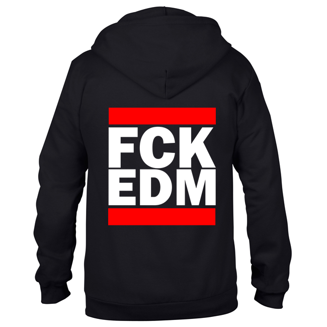 FCK EDM (#trancefamily Unisex Sweatjacket) M1-TFC 00046