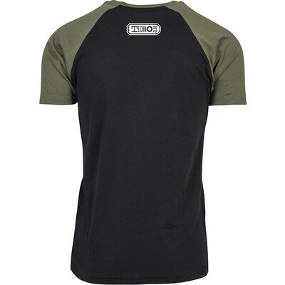 Behind the Zip: Technoclub Contrast T-Shirt by Urban Classics (Men)