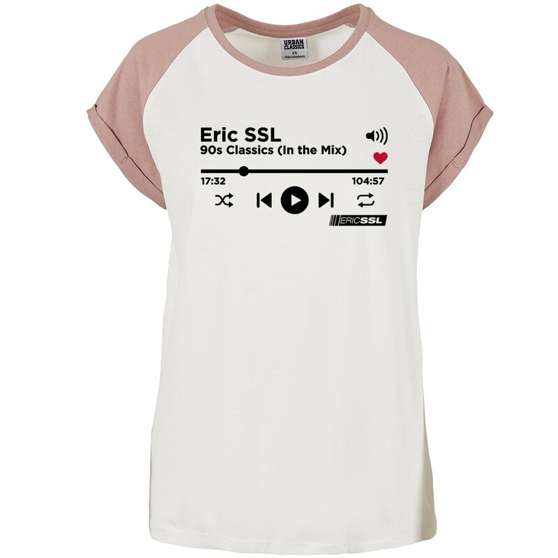 Eric SSL "Audiostream" Contrast T-Shirt by Urban Classics (Women)