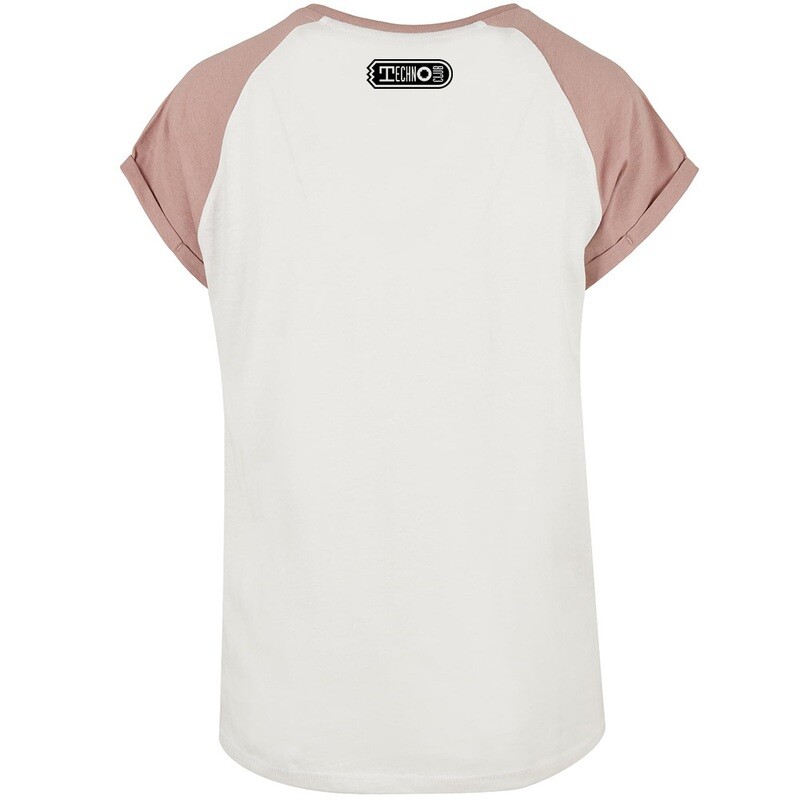 Technoclub Audiostream Contrast T-Shirt by Urban Classics (Women)