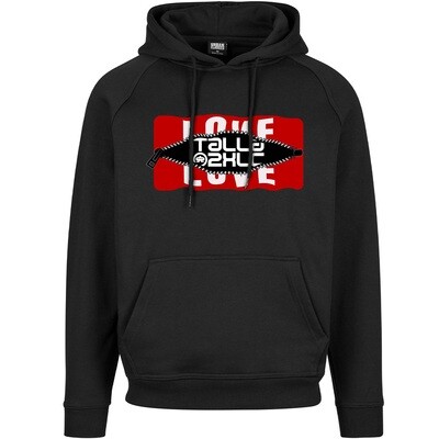 Behind the Zip: Love/Talla 2XLC Essential-Hoodie by Urban Classics (Unisex)