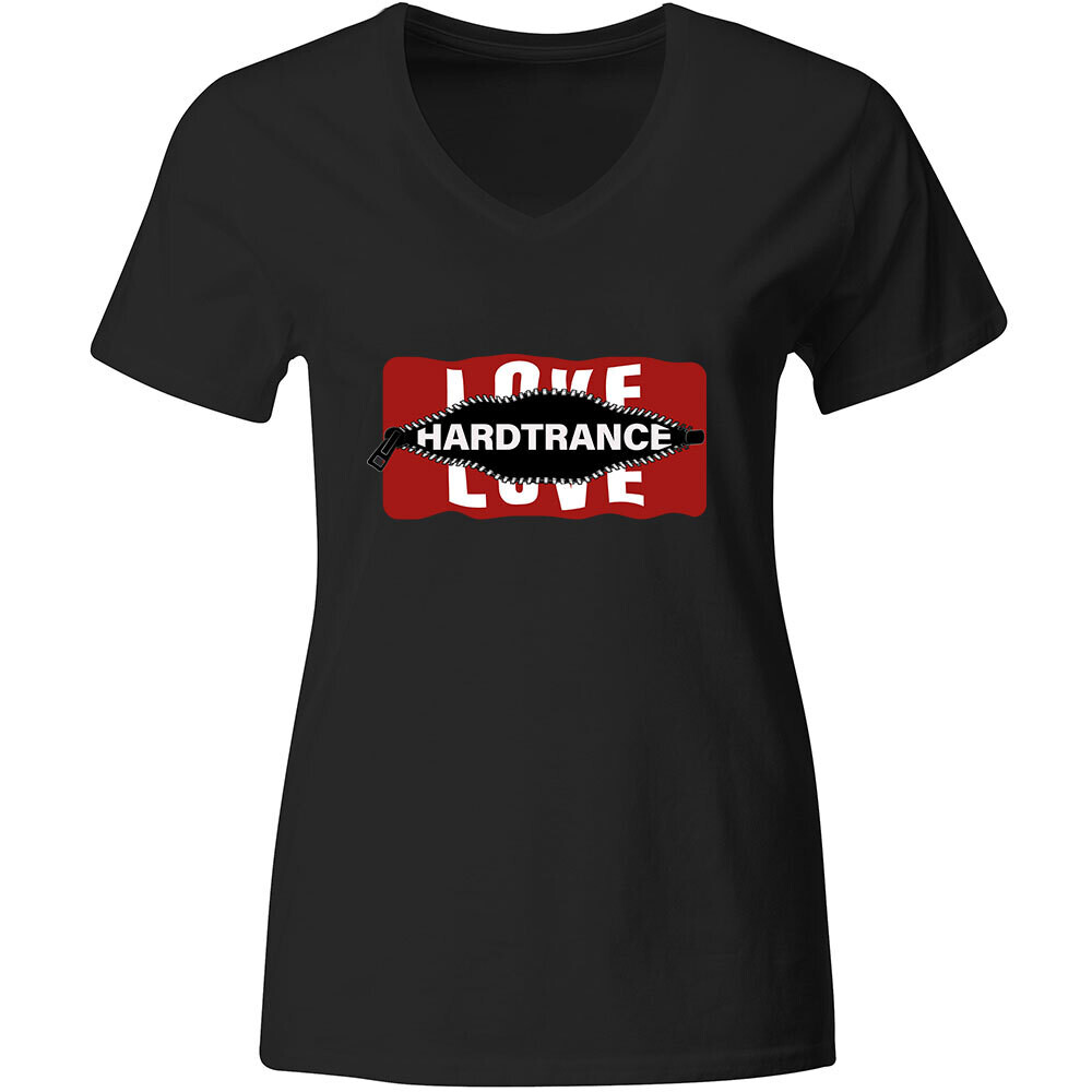 Behind the Zip: Love/Hardtrance / DJ Mackx Twitch T-Shirt (Women)