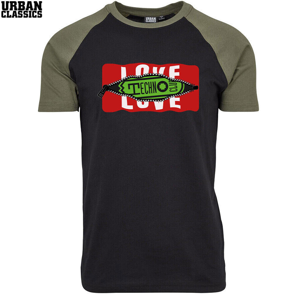 Behind the Zip: Technoclub Contrast T-Shirt by Urban Classics (Men)